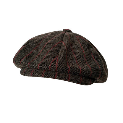 Warm All-Match Octagonal Cap Men's Big Head Cap - myETYN