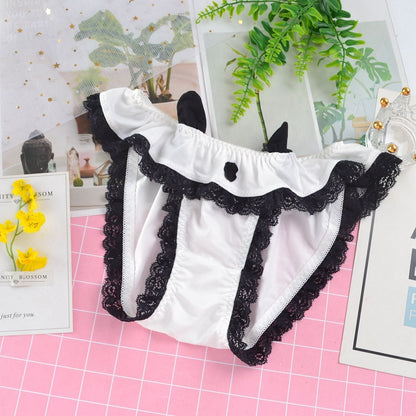 Women's Cute Fashion Cartoon Milk Fiber Panties - myETYN