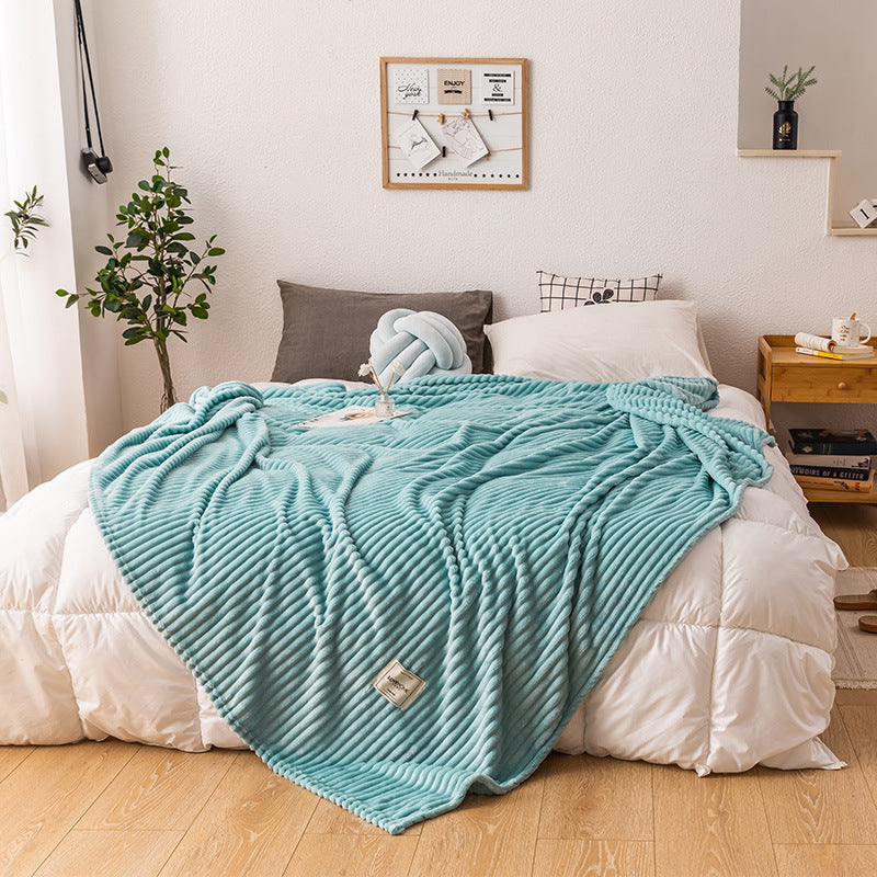 Single Layer Milk Fleece Blanket: Soft and Cozy Comfort