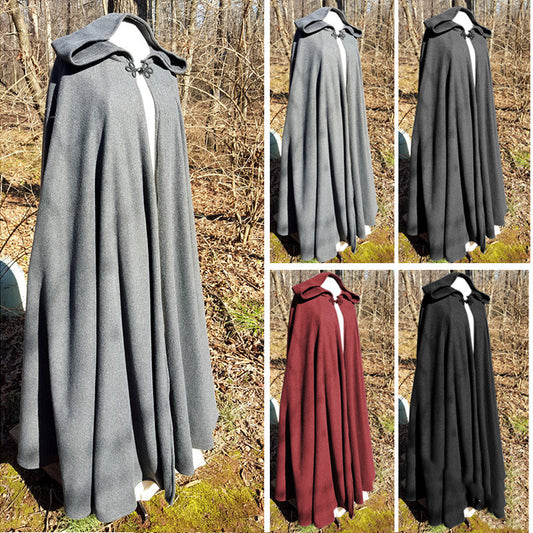 Long cape with hooded shawl - myETYN