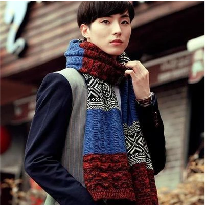 Knitted long scarf - myETYN