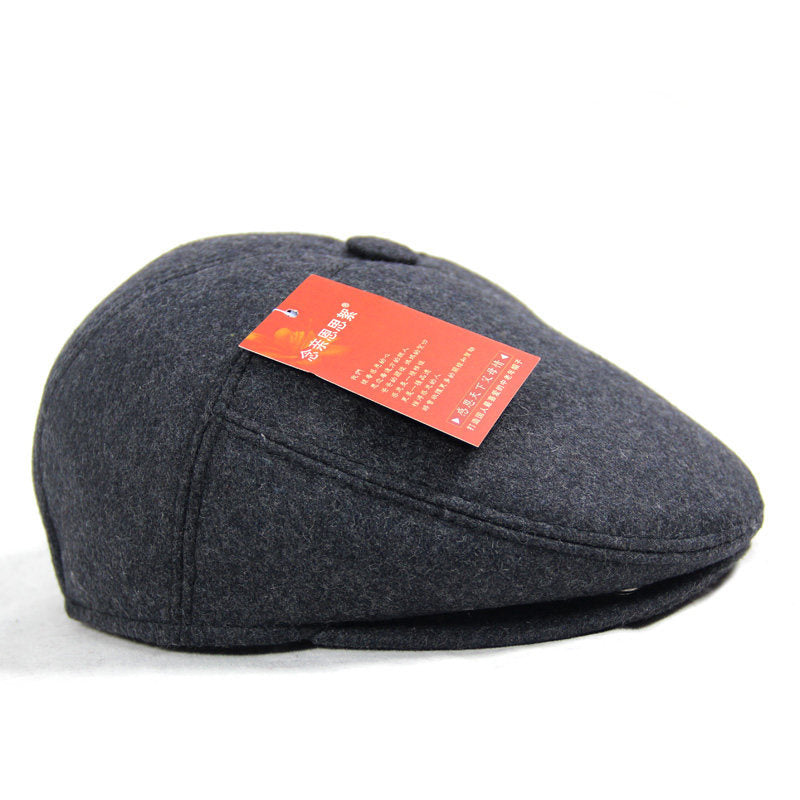 Woolen middle-aged cap - myETYN