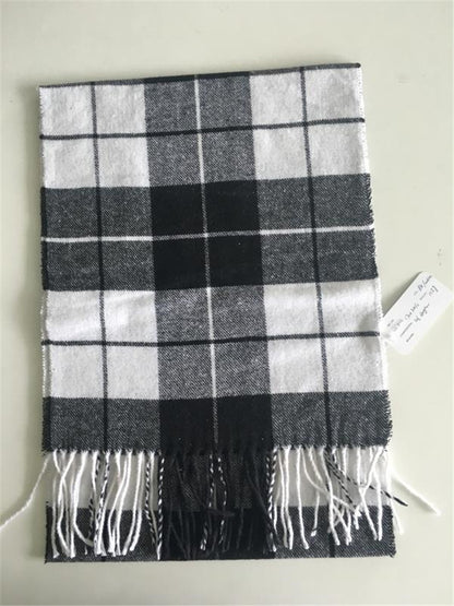 Faux Cashmere Scarf Solid Color Winter - myETYN