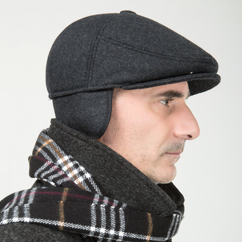 Woolen middle-aged cap - myETYN