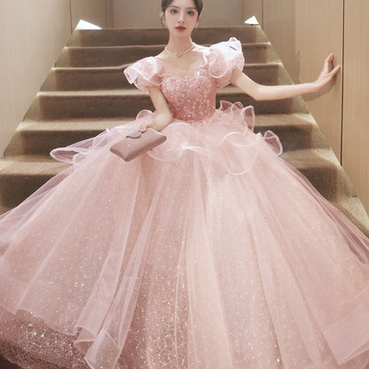 Evening Dress Women's Banquet Ceremony Exam Super Fairy Princess