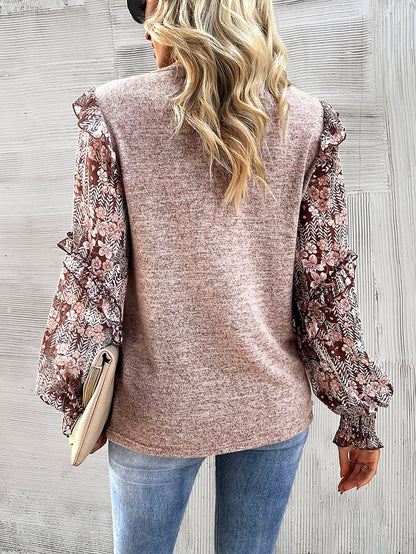 Women's Elegant Long-sleeved Top For Spring And Summer