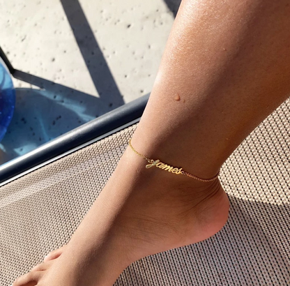 DIY name custom anklet - myETYN