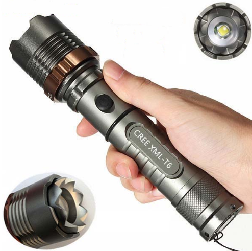 CREE t6 glare flashlight T6 flashlight T6 zoom rechargeable flashlight - myETYN