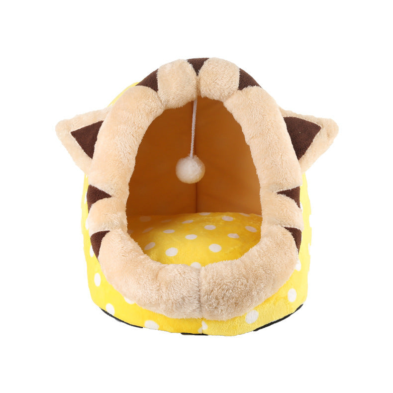 Cat Bed Indoor Soft Cats Houses Warm Cozy Cushion Bag Small Dog Removable Washable Tent Pet House Cat's Basket Pets Mat Supplies