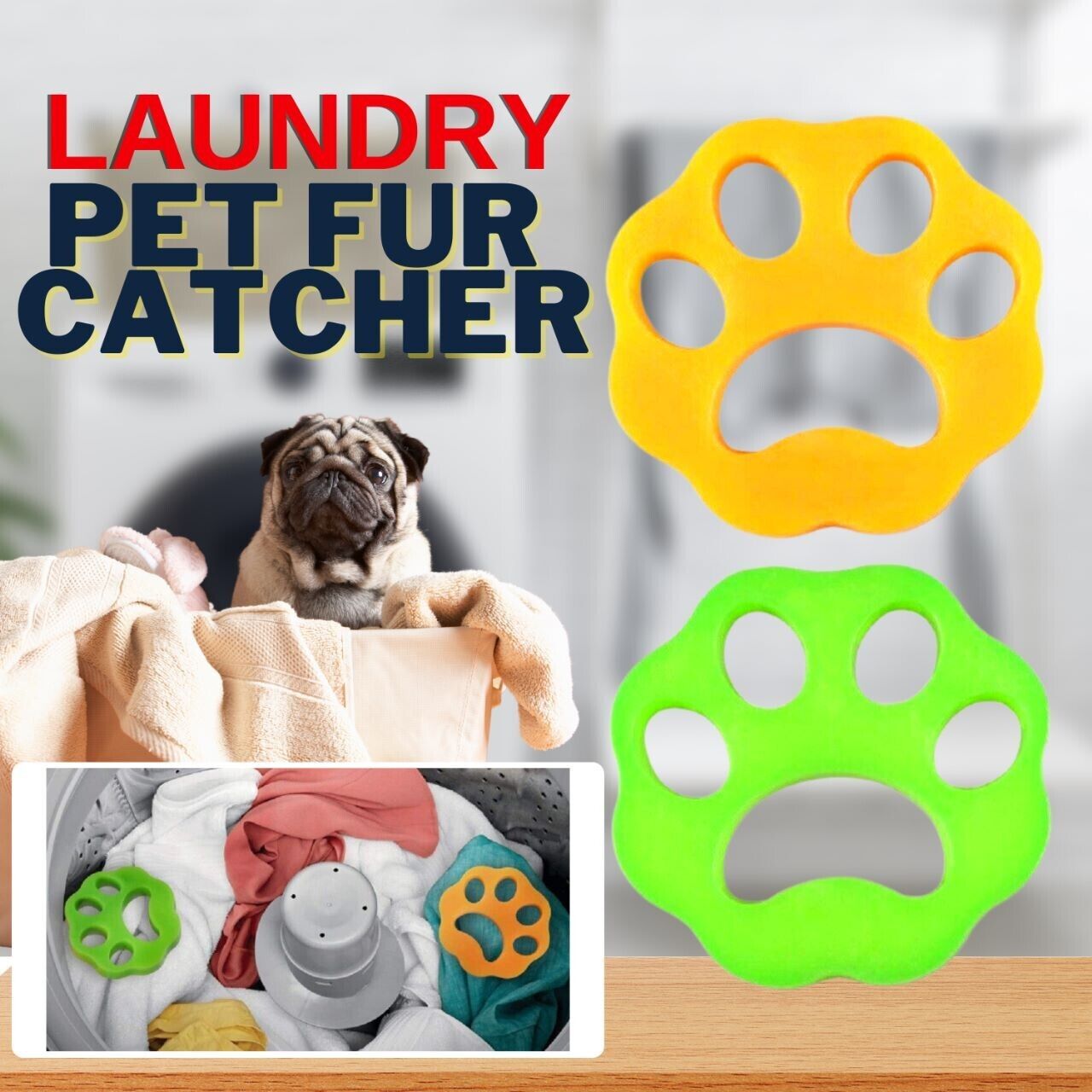 2 Pack Pet Hair Remover For Laundry Washing Machine Hair Catcher Pet Fur Catcher - myetyn