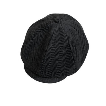 Warm All-Match Octagonal Cap Men's Big Head Cap - myETYN