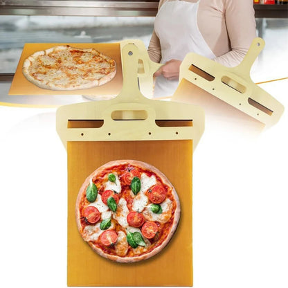 Kitchen Gadgets Sliding Pizza Shovel Non Stick Pizza Smooth Cutting Board Storage Transfer Board Kitchen Baking Tool - myETYN