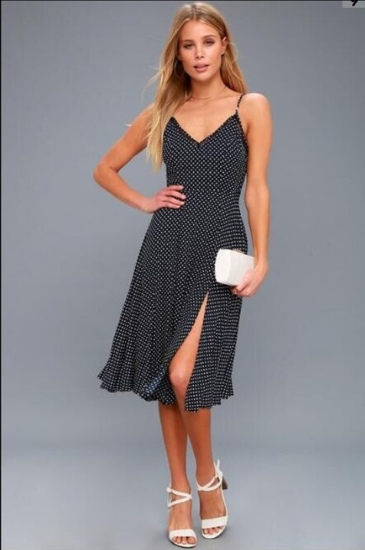 Floral Dot Lace Dress