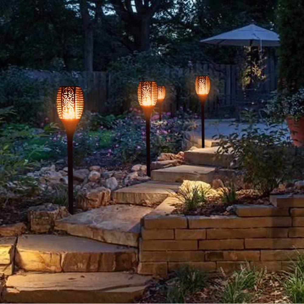 LED Waterproof Solar Torch Light Lamp Outdoor Landscape Decoration Garden Lawn Light - myETYN