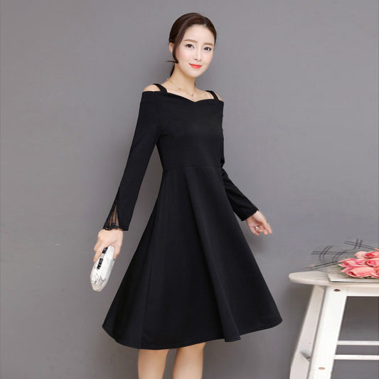 Mid-length long sleeve tutu skirt