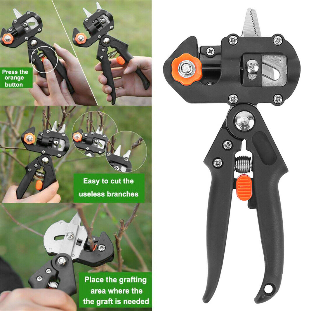 Garden Grafting Pruner Set Farming Fruit Tree Pruning Shears Scissor Vaccination Plant Tree Cutting Machine Tape Dropshipping - myETYN