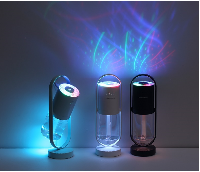 Magic Shadow USB Air Humidifier For Home With Projection Night Lights Ultrasonic Car Mist Maker Mini Office Air Purifier - myETYN