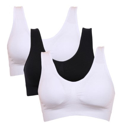 3-Piece Seamless Push-Up Bra Set
