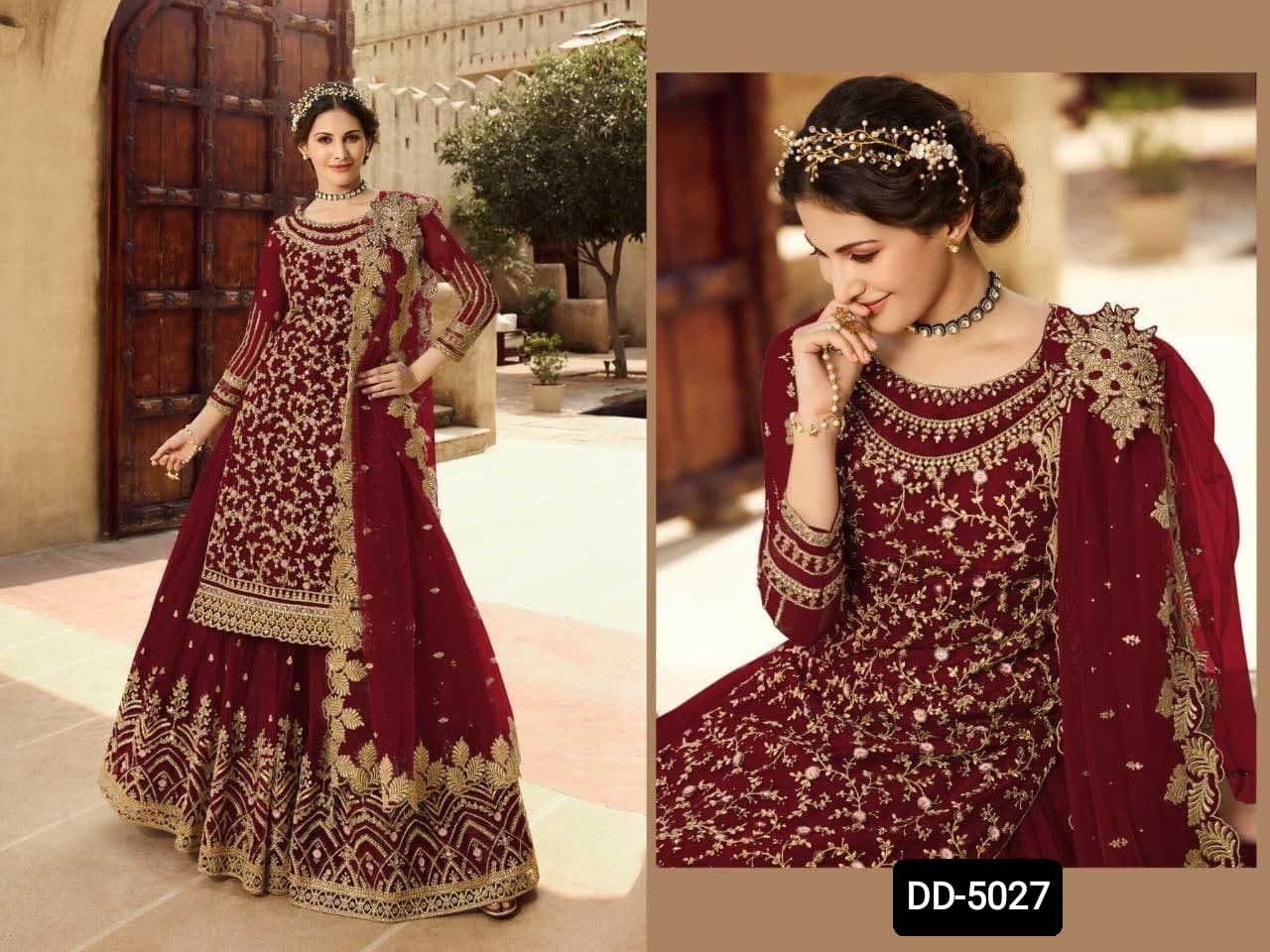 Elegant Semi-Stitched Suit with Intricate Embroidery