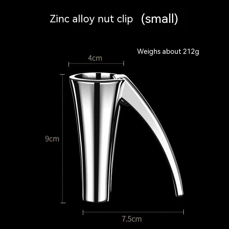 Zinc Alloy Pecan Nut Cracker Walnut Nutcracker Pine Cascanueces Sheller Funnel Frosted Grips Pliers Clamp Kitchen Gadgets - myETYN