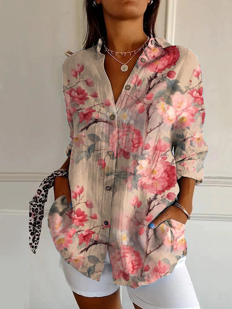 Women's Fashion Summer Pattern Printed 3D Shirt