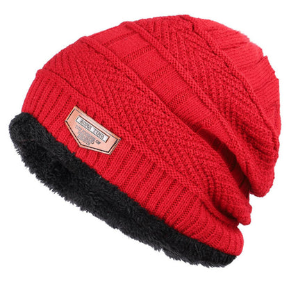 Men's Plus Fleece Knitted Hat Ladies - myETYN