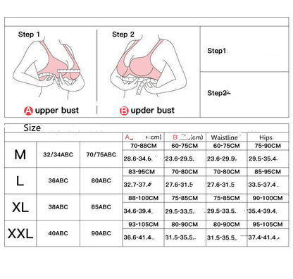 Women's Underwear Small Chest Push-up Thin Wireless Large Size Sports Sling Vest French Triangle Cup Bra Set