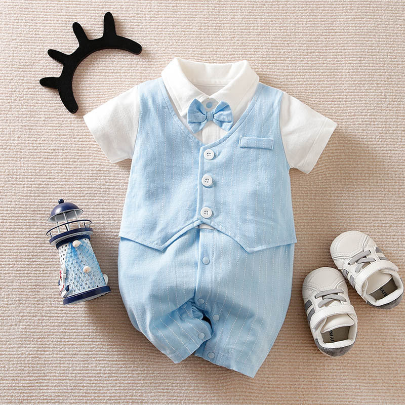 Summer Baby Boy Gentleman Jumpsuit