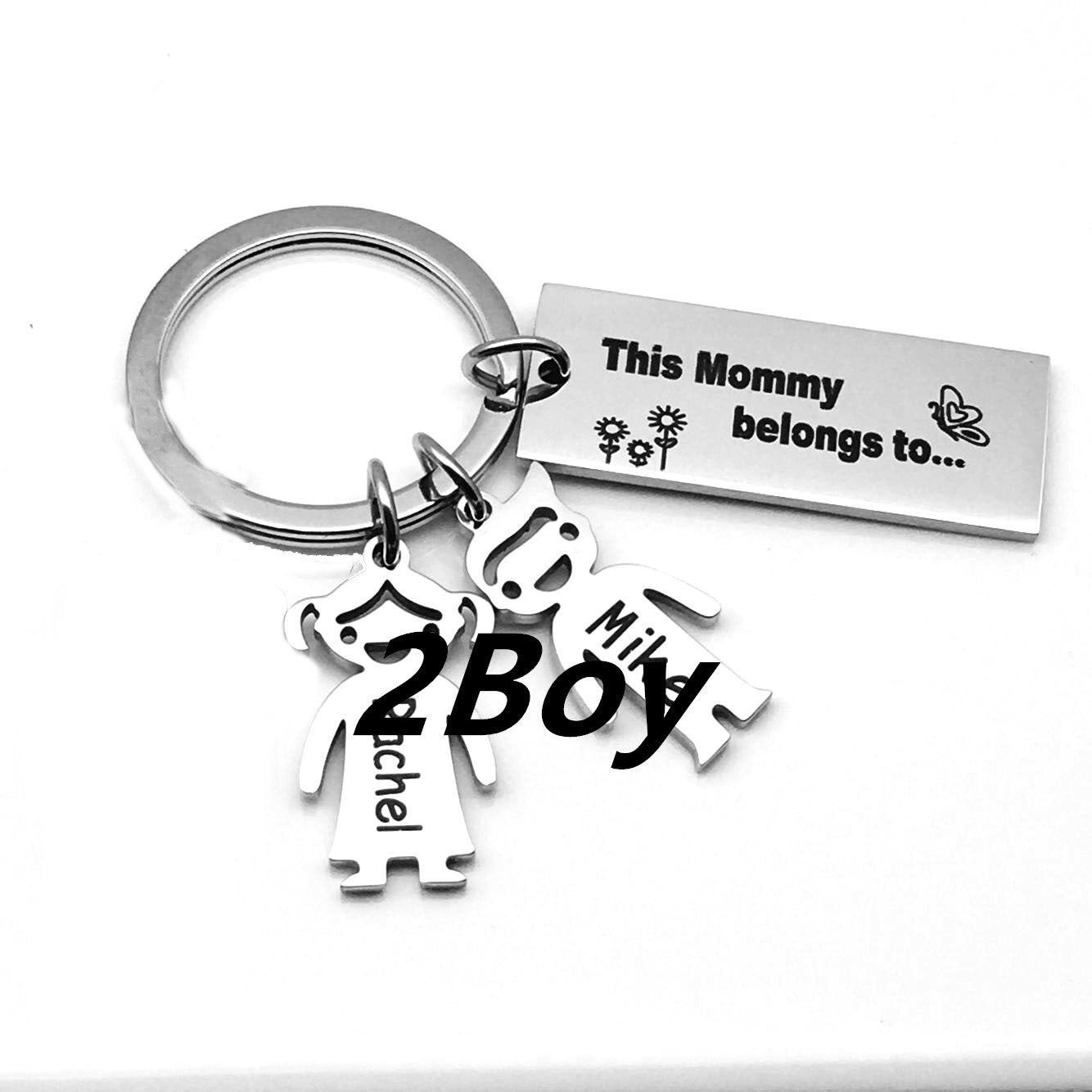 Stainless Steel Boy And Girl Keychain - myETYN