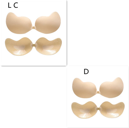 Invisible Push-Up Bra – Backless, Strapless, Seamless Front-Closure Bralette
