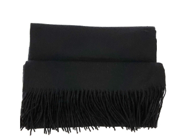 Men's cashmere scarf virgin woollen popular wild solid color warm thick scarf monochrome shawl - myETYN