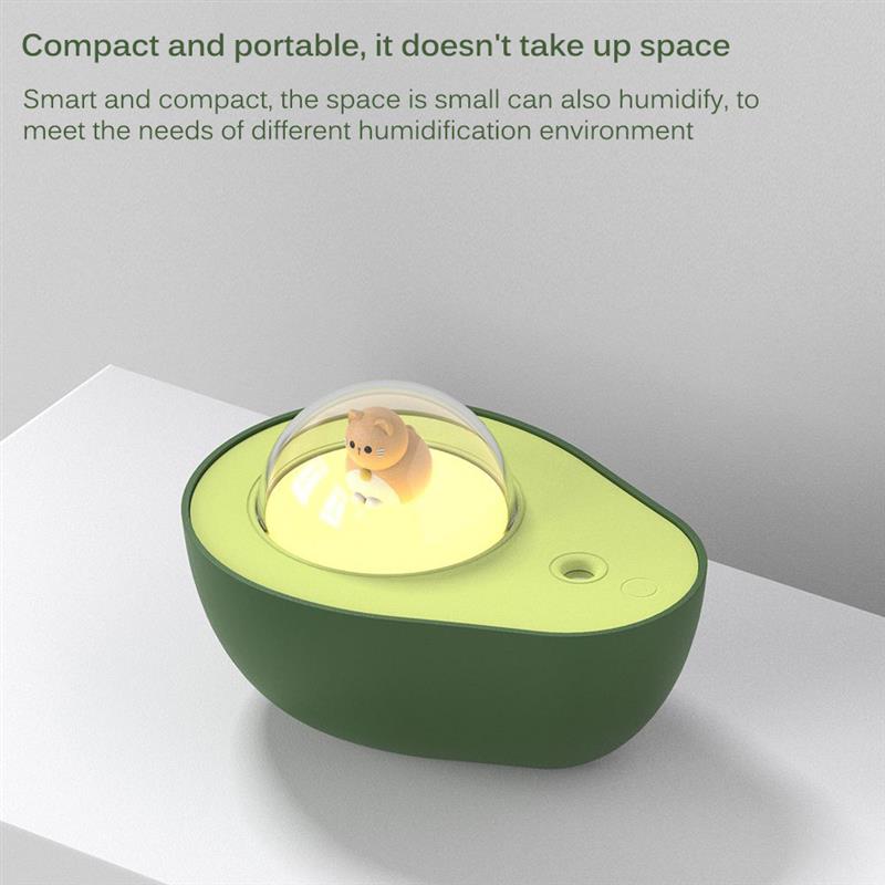 Avocado Mini Spray Humidifier USB Charging Night Light Portable Mist Sprayer For Home Car - myETYN