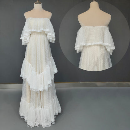 Women’s Fashion Polka Dot Wedding Dress