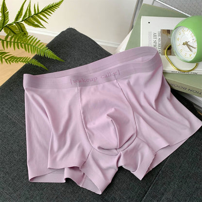 Couple Summer Ice Silk Underwear Japanese High Slit - myETYN