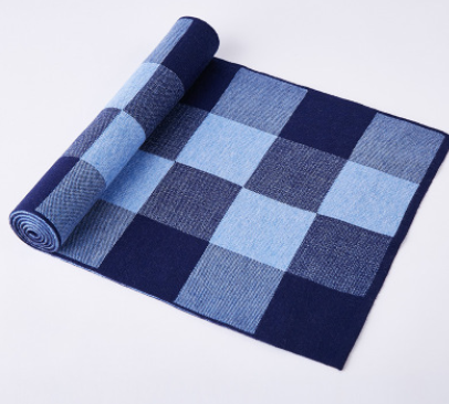 Men's scarf wool plaid scarf scarf winter scarf processing wholesale gift ladies knitting stitching - myETYN