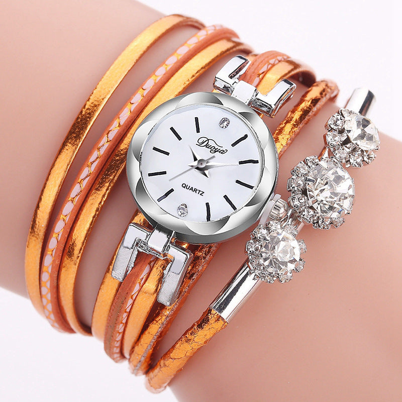 Bracelet watch crystal clock quartz watch