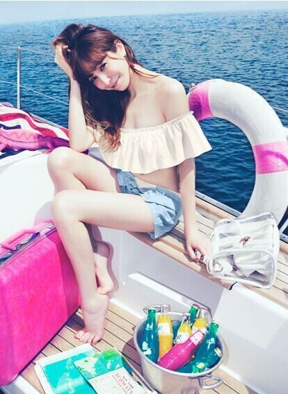 Bikini Swimsuit Two-piece Swimsuit One-Neck Strapless Ruffle