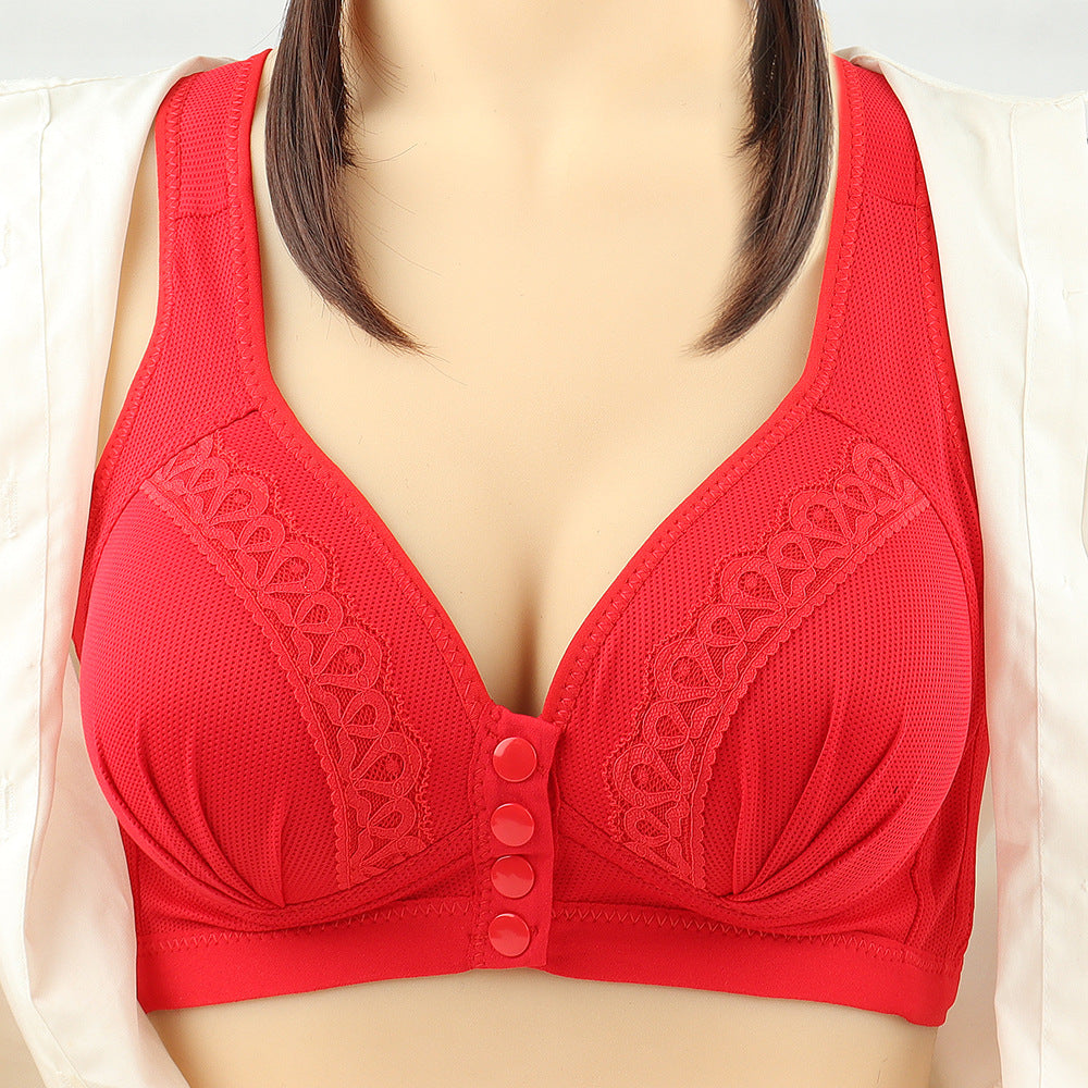 Women’s Front Closure Wireless Bra – Push-Up Bralette & Tube Top Vest