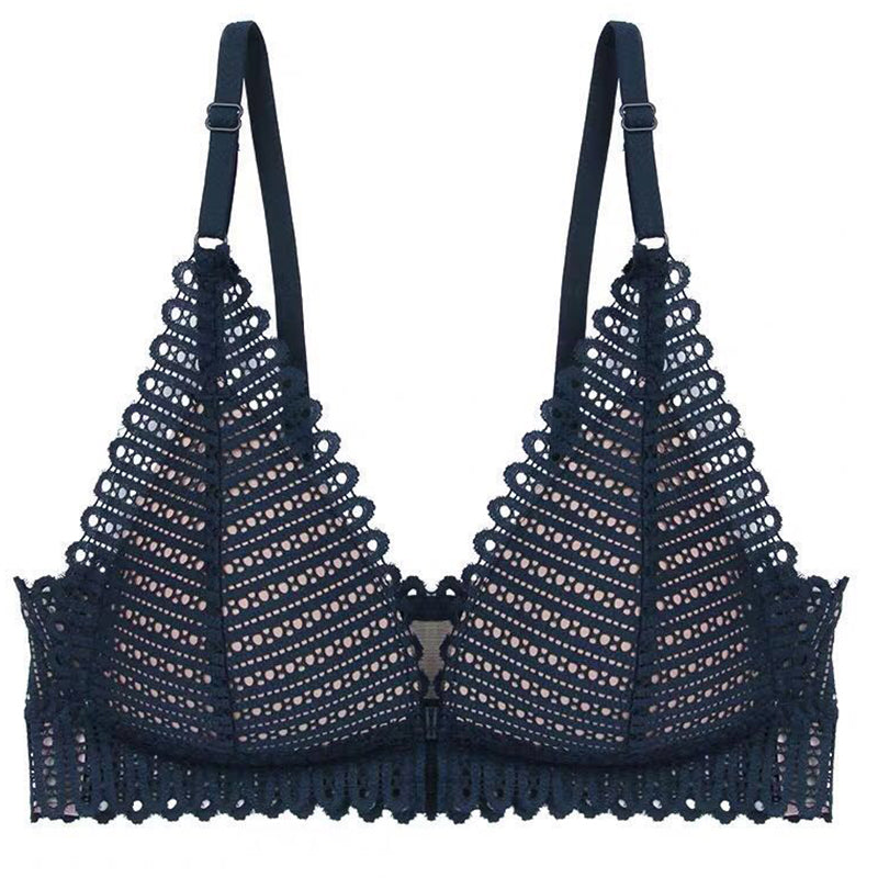 Gathering Thin-Cup Back Bra