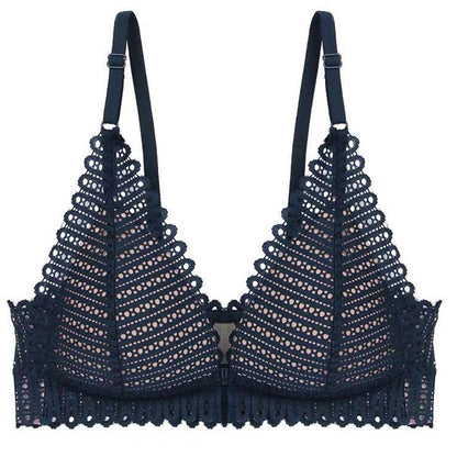 Gathering Thin-Cup Back Bra