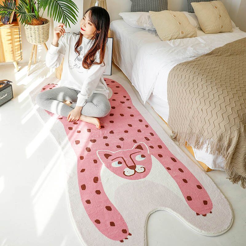 Cartoon Plush Lying Tiger Blanket: Perfect Bedroom Bedside Companio
