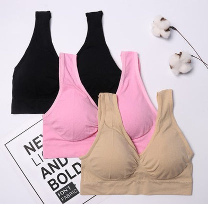 3-Piece Seamless Push-Up Bra Set