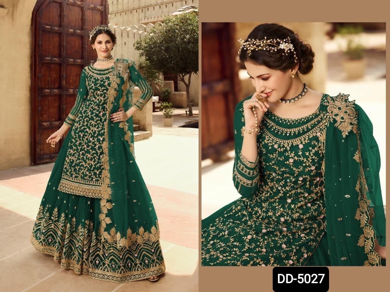 Elegant Semi-Stitched Suit with Intricate Embroidery