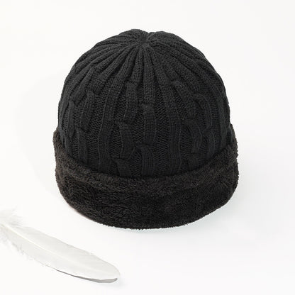 Woolen Hats For Middle-aged And Elderly Men In Winter Thicken Men's Knitted Hats For The Elderly - myETYN