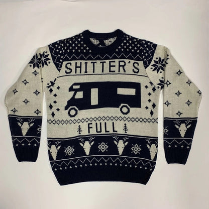 Pullover Crewneck Jacquard Christmas Sweater - myETYN