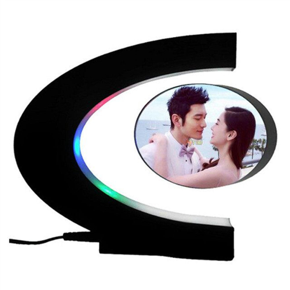 Electronic Magnetic Floating LED 3D Photo Frame Night Light - myETYN