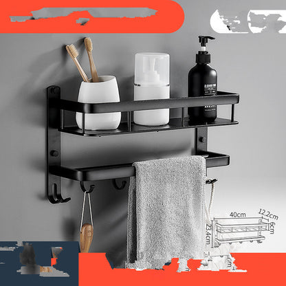 Nordic Minimalist Bathroom Vanity Free Punching Multifunctional Shelf