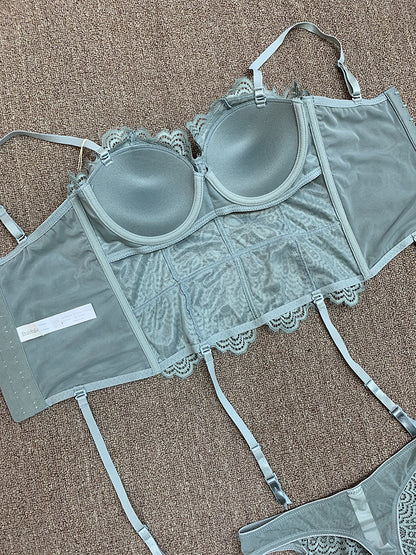 Deep V Bra Set Push Up