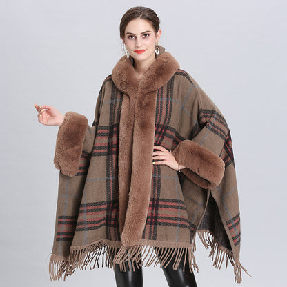 Knitted Cardigan Coat Cloak Shawl - myETYN