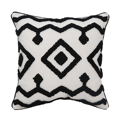 Processing custom cotton and linen Indian style cushion